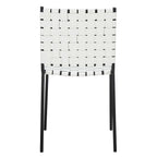 Woven Leather Dining Chair, Set of 2 – Multiple Colors, 17"W × 20.5"L × 33.8"H
