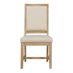 Curved 4 Piece Kitchen Chair Dining Chair Set with Upholstered, Solid Wood Legs for Dining Room Kitchen Living Room Bedroom