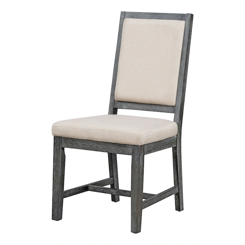 Curved 4 Piece Kitchen Chair Dining Chair Set with Upholstered, Solid Wood Legs for Dining Room Kitchen Living Room Bedroom