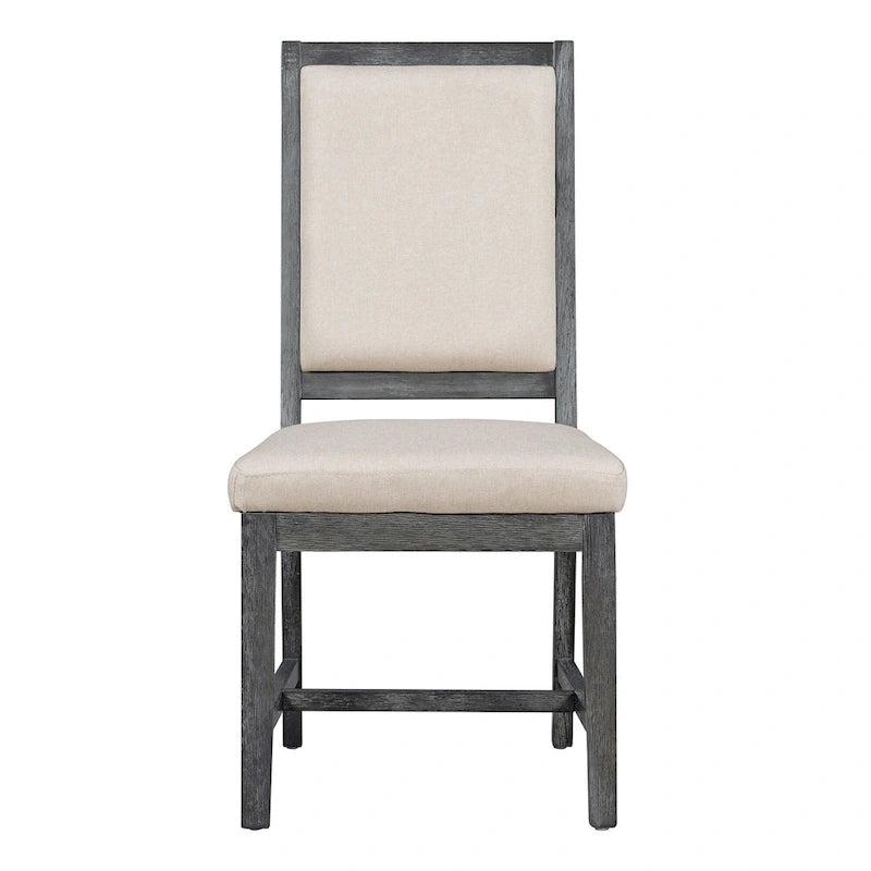 Curved 4 Piece Kitchen Chair Dining Chair Set with Upholstered, Solid Wood Legs for Dining Room Kitchen Living Room Bedroom