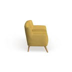 Button-Tufted Mid-Century Sofa, 2-Seat, Multiple Colors