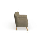Button-Tufted Mid-Century Sofa, 2-Seat, Multiple Colors