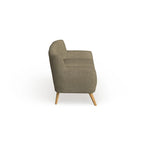 Button-Tufted Mid-Century Sofa, 2-Seat, Multiple Colors