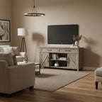 Weathered Taupe Wood Sofa Table
