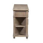Weathered Taupe Wood Sofa Table
