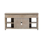 Weathered Taupe Wood Sofa Table