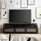 Espresso Contemporary TV Console, 71", Single