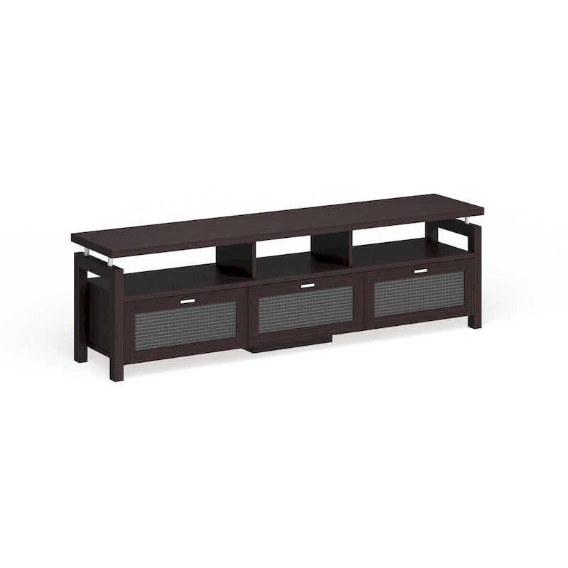 Espresso Contemporary TV Console, 71", Single