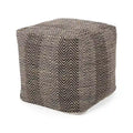Bowmont Hand-Crafted Cotton Cube Pouf