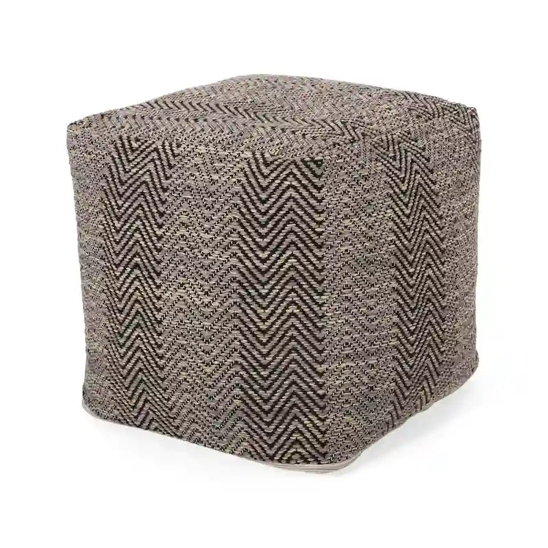 Bowmont Hand-Crafted Cotton Cube Pouf