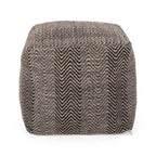 Bowmont Hand-Crafted Cotton Cube Pouf