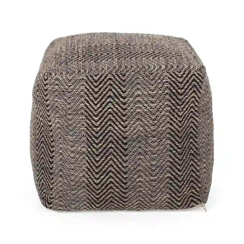 Bowmont Hand-Crafted Cotton Cube Pouf