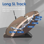 PS6500 4D Massage Chair with AI Care, Voice Control, Wireless Charging and Super Long SL Track