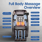 PS6500 4D Massage Chair with AI Care, Voice Control, Wireless Charging and Super Long SL Track