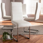 Modern Faux Leather Dining Chair 4-Piece Set