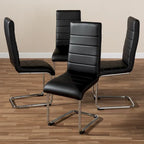 Modern Faux Leather Dining Chair 4-Piece Set