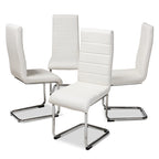 Modern Faux Leather Dining Chair 4-Piece Set