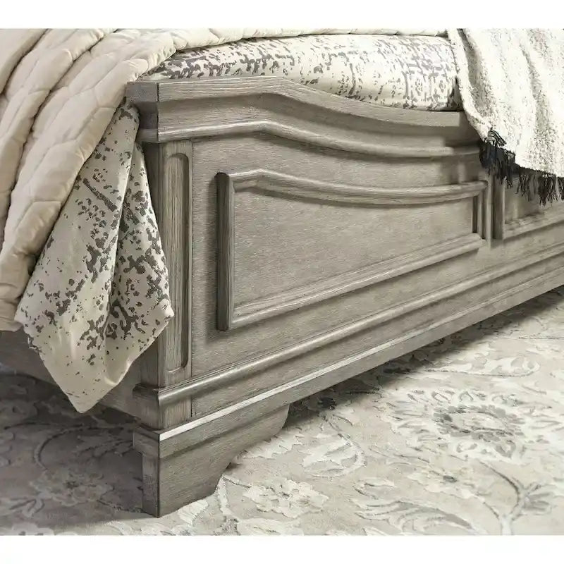 Lodenbay Antique Gray Panel Bed