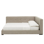 Basingstoke Grey Full Size Lounger