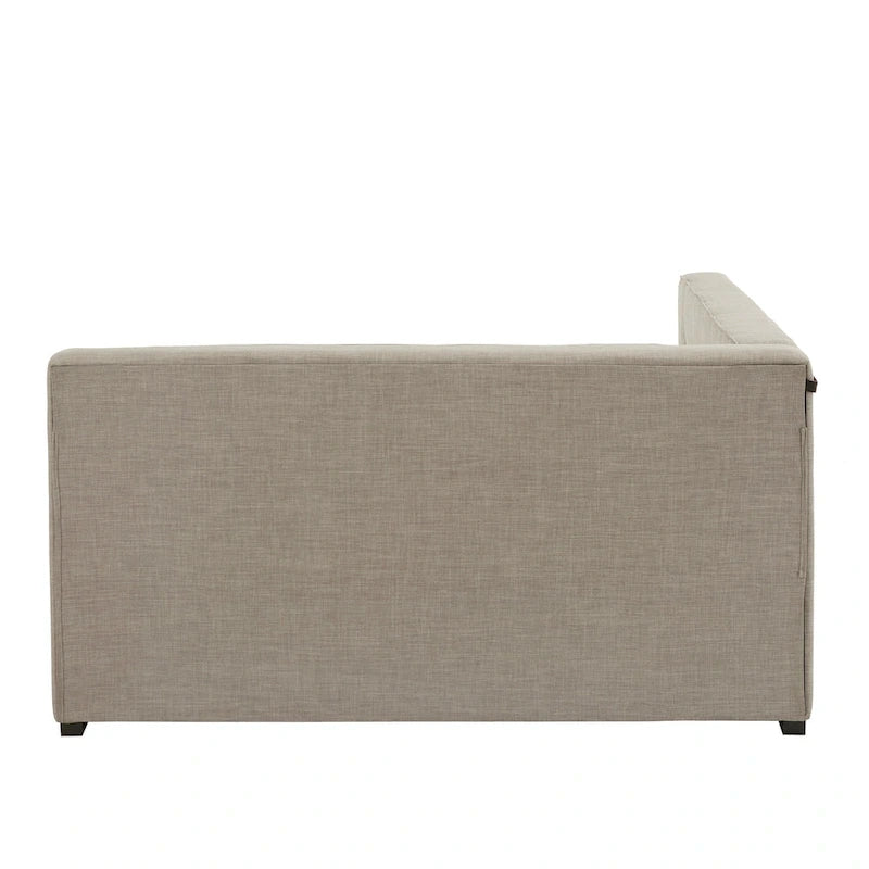 Basingstoke Grey Full Size Lounger