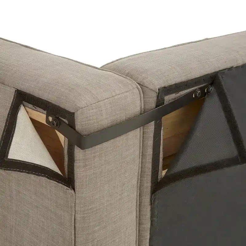 Basingstoke Grey Full Size Lounger