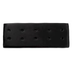 Velvet Button-Tufted Storage Bench, Grey/Green/Navy/Black & Dark Brown, Seats 1