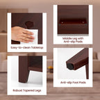 Brown Lift Top Coffee Table with Hidden Compartment, 1-Person