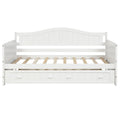 High-Quality Pine Twin Daybed with Trundle, Sofa Bed