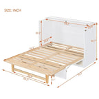Full Size Murphy Bed with Large Drawers