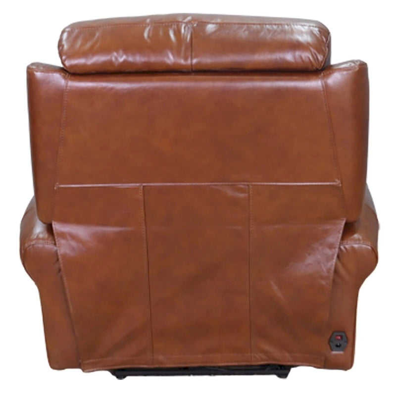 Pecan Brown / Bristol Cocoa Zero Gravity Power Recliner, 1-Seat, Top Grain Leather