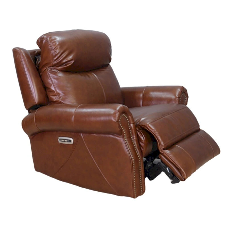 Pecan Brown / Bristol Cocoa Zero Gravity Power Recliner, 1-Seat, Top Grain Leather