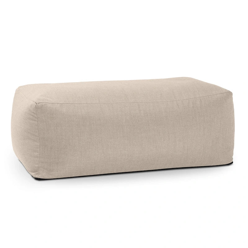 Large Outdoor Bean Bag Ottoman – Multi-Color, Sunbrella Fabric, 1-Person