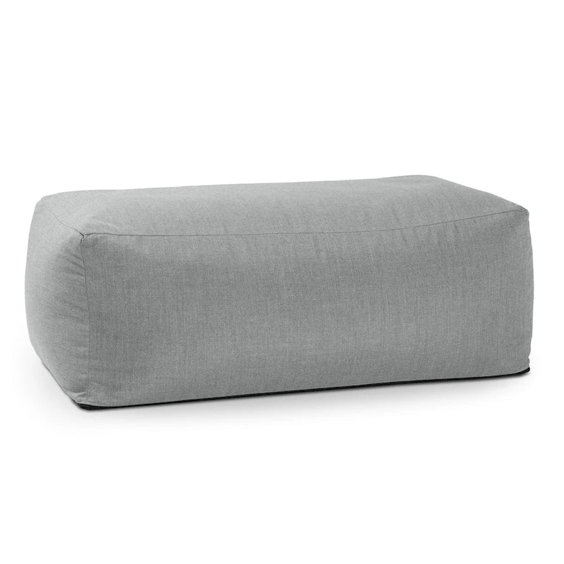 Large Outdoor Bean Bag Ottoman – Multi-Color, Sunbrella Fabric, 1-Person