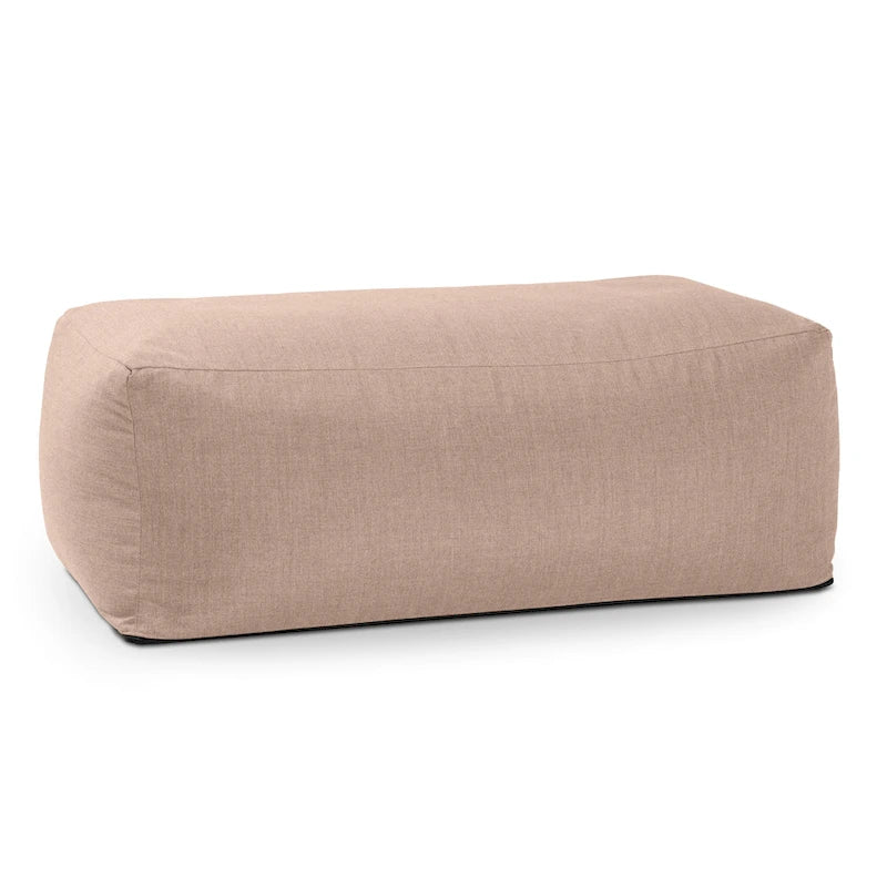Large Outdoor Bean Bag Ottoman – Multi-Color, Sunbrella Fabric, 1-Person