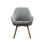 Contemporary Fabric Upholstered Accent Chair