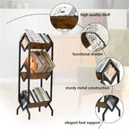 Support de rangement pour disques vinyles à 3 niveaux - 36,1P x 40,9L x 127H
